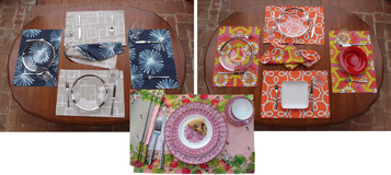 Five Reversible Place Mats